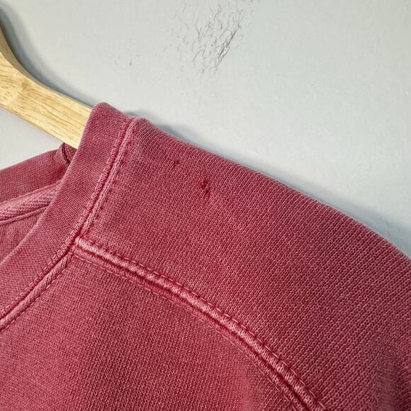 Delta Zeta Sweatshirt Comfort Colors Size Large Washed Red Pink Crewneck - Picture 11 of 12